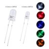 ELEGOO Kit de luces LED surtidas y transparentes de 0.118