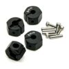 QueT 10 adaptadores hexagonales de aluminio de 0.315 in de_1