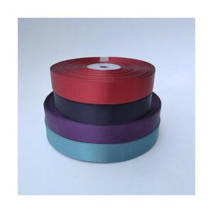 Artesanía Wrapping Ribbon sola cara cinta de raso para