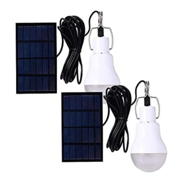 Lámpara de alimentación solar. Focos ledes portátiles.