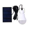 Lámpara de energía solar luces LED portátiles panel de