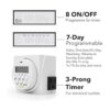 BNLINK Temporizador programable digital resistente de 7_3