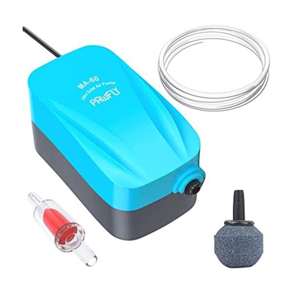 Pawfly ma60 Silenciosa bomba de aire de acuario para 10