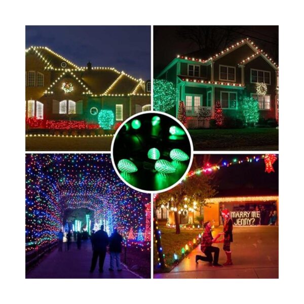 Brizled Luces de Navidad C9 para decoraciones navideñas