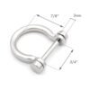 CRAFTMEMORE Anillos en D con rosca en forma de U para_2