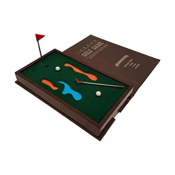 Barwench Games Mini juego de golf ejecutivo de escritorio