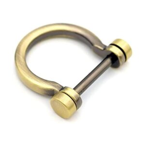 CRAFTMEMORE Anillos en D con rosca en forma de U para_1
