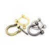 CRAFTMEMORE Anillos en D con rosca en forma de U para_4