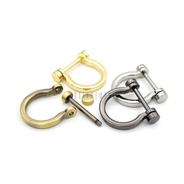 CRAFTMEMORE Anillos en D con rosca en forma de U para_4