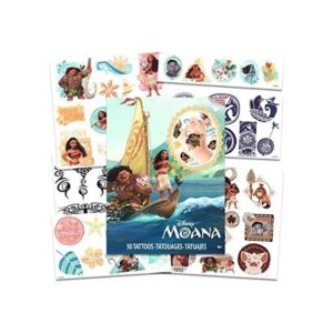 Disney Moana Tatuajes 50 surtidos Tatuajes Temporales_1