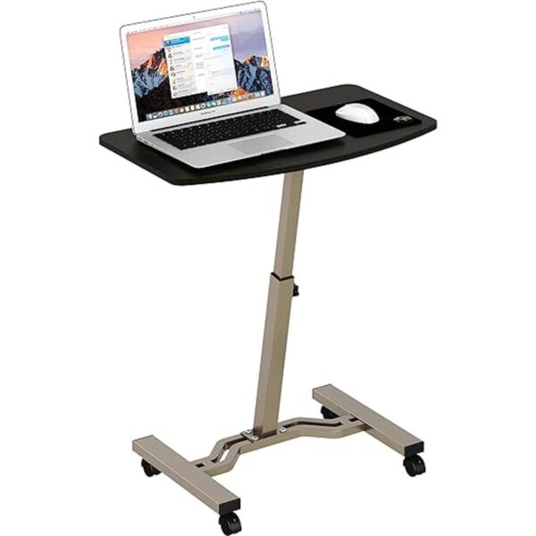 Carrito rodante de escritorio con soporte para computadora_1