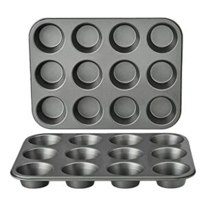 Sartén antiadherente para magdalenas 12 tazas juego de 2_1