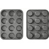 Sartén antiadherente para magdalenas 12 tazas juego de 2_5