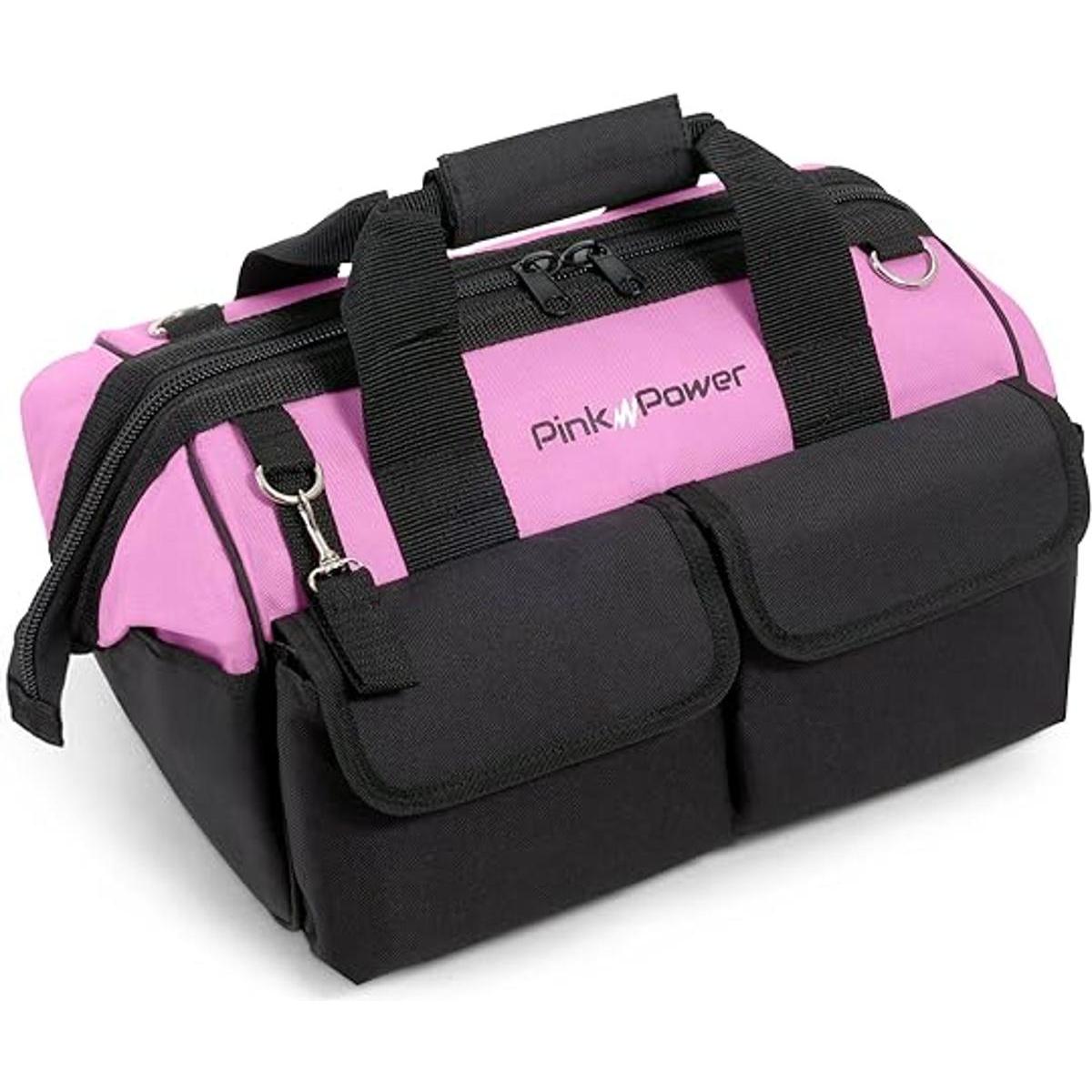 Pink Power Bolsa de herramientas rosa para mujer bolsa de