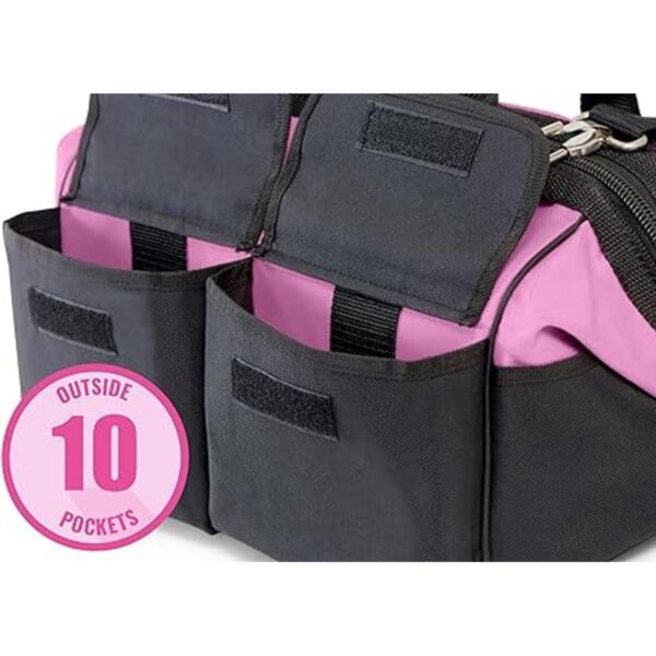 Pink Power Bolsa de herramientas rosa para mujer bolsa de_3
