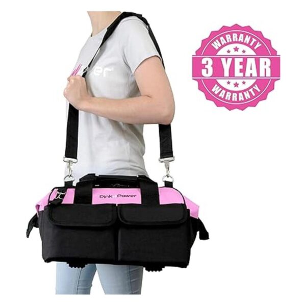 Pink Power Bolsa de herramientas rosa para mujer bolsa de_6