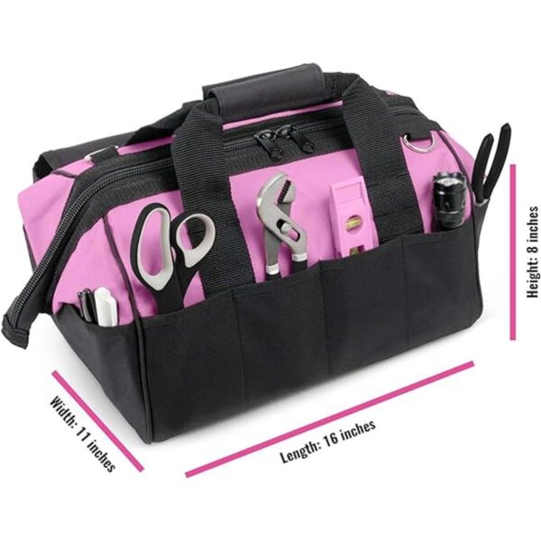 Pink Power Bolsa de herramientas rosa para mujer bolsa de_2