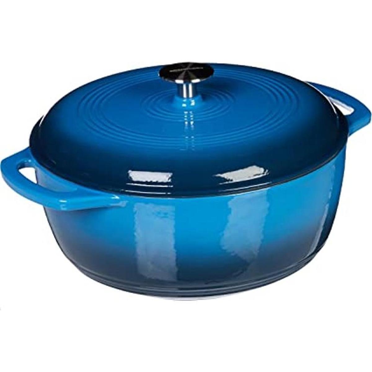 Horno holandés cubierto de hierro fundido esmaltado 6