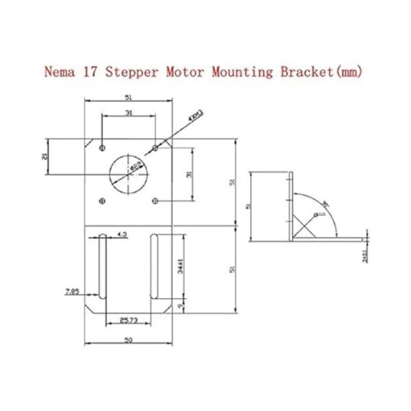 Anndason Nema Soporte de montaje para motor paso a paso_4