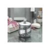 Creative Scents Soporte de mosaico plateado Qtip Tarro