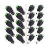 HiLetgo 10Pair macho hembra 0.217 x 0.083 in DC enchufe de_1