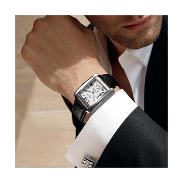 Avaner Reloj cuadrado para hombre reloj de pulsera de