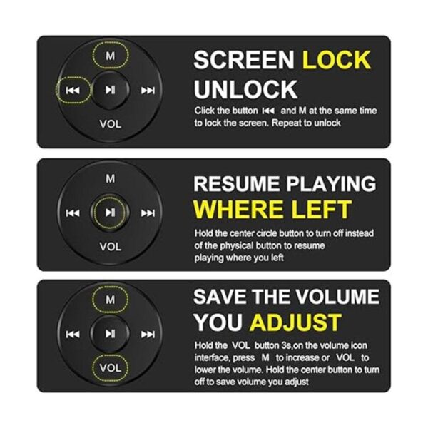 Reproductor Mp3 Ruizu X02 Ultra Slim Music Player FM_2