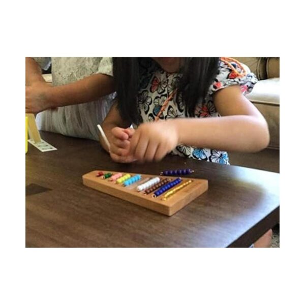 BOHS Montessori Escalera de 1 a 10 cuentas con soporte_2