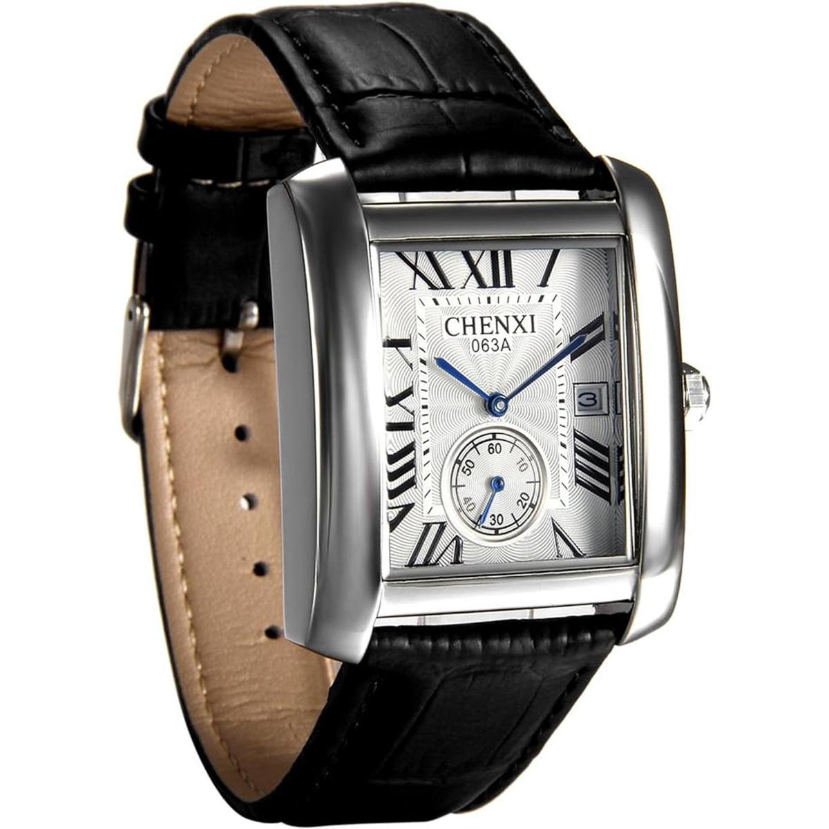 Avaner Reloj cuadrado para hombre reloj de pulsera de