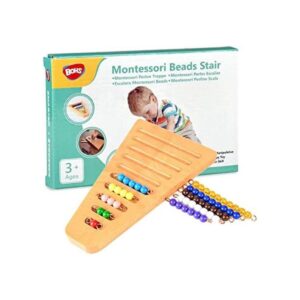 BOHS Montessori Escalera de 1 a 10 cuentas con soporte_1