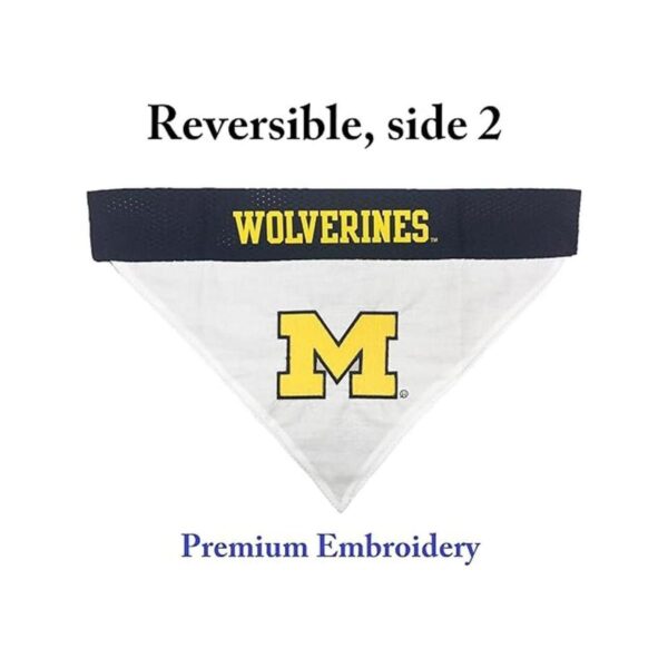 Pets First Bandana reversible para perros de Michigan_2