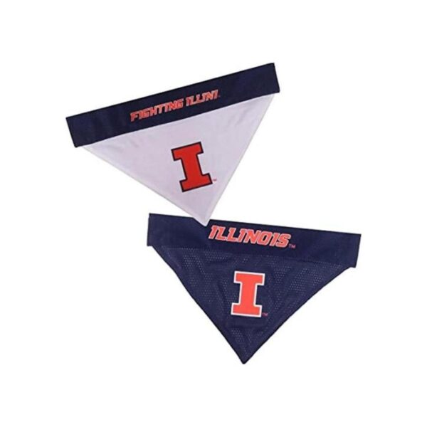 Pets First Illinois Bandana reversible para perros_1