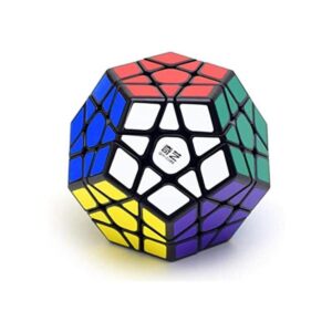 CuberSpeed Qiyi Megaminx Cubo mágico negro Mofangge QiYi_1