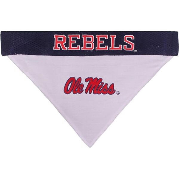 Pets First Ole Miss Bandana reversible para perros_2