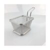 Cesta de acero inoxidable mini papas fritas de acero