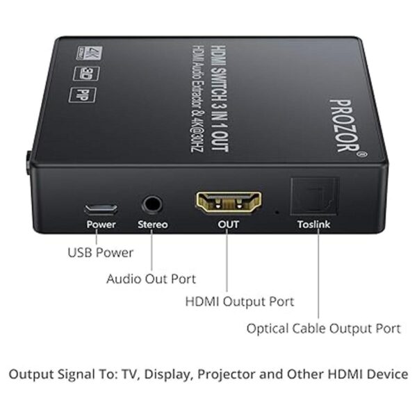 Interruptor HDMI 3x1 con extractor de audio interruptor_2