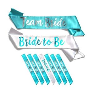 Team Bride Juego de bandas de satén de 7 piezas_1