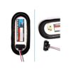 CZC AUTO Luces LED de remolque de 6 pulgadas rojas y_5