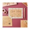 Paquete de 50 postales de papel kraft A7 con sobres_2