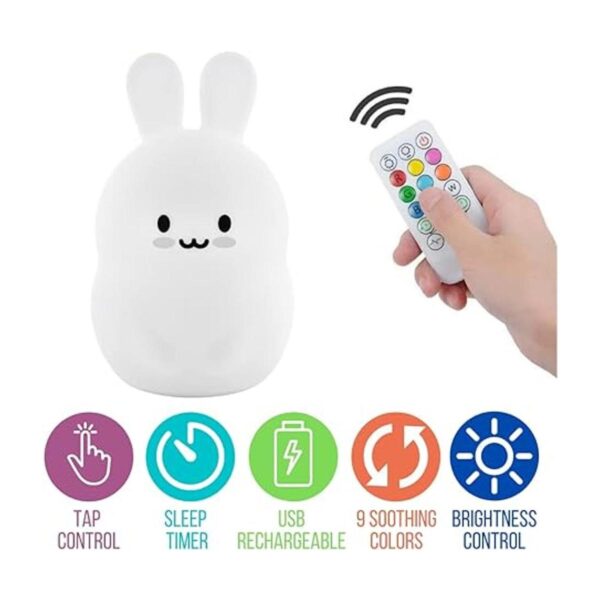 Lumipets Conejo de conejo luz nocturna para niños luz de_2