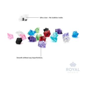 Royal Imports Gemas acrílicas de cristal de hielo para