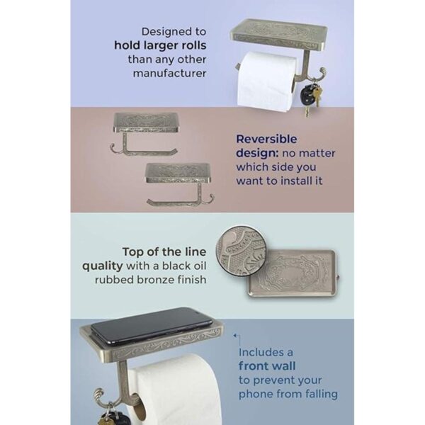 Neater Nest Soporte reversible para papel higiénico con_2