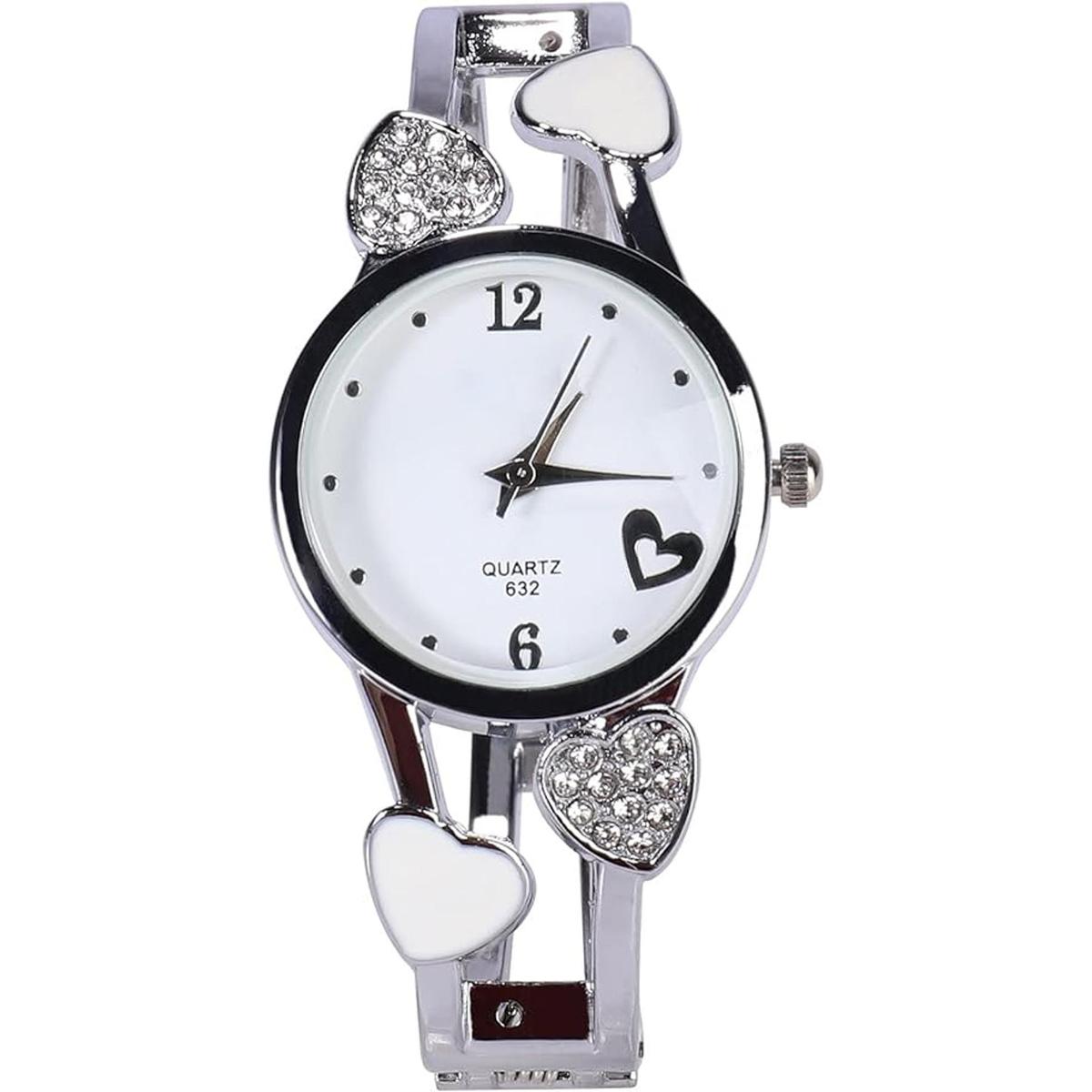 Bangle Watches for Women Bracelet Quartz with Rhinestone
