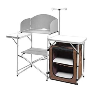 CampLand Mesa de cocina plegable portátil para exteriores