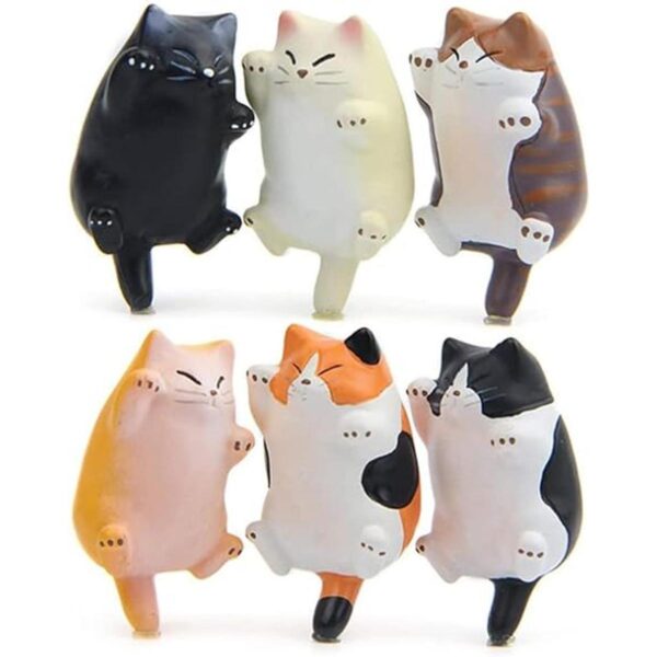 CHICHIC Paquete de 6 imanes de refrigerador para gatos