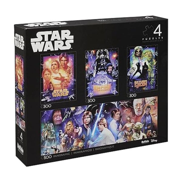 Rompecabezas de Star Wars 4 en 1 edición de coleccionista_2