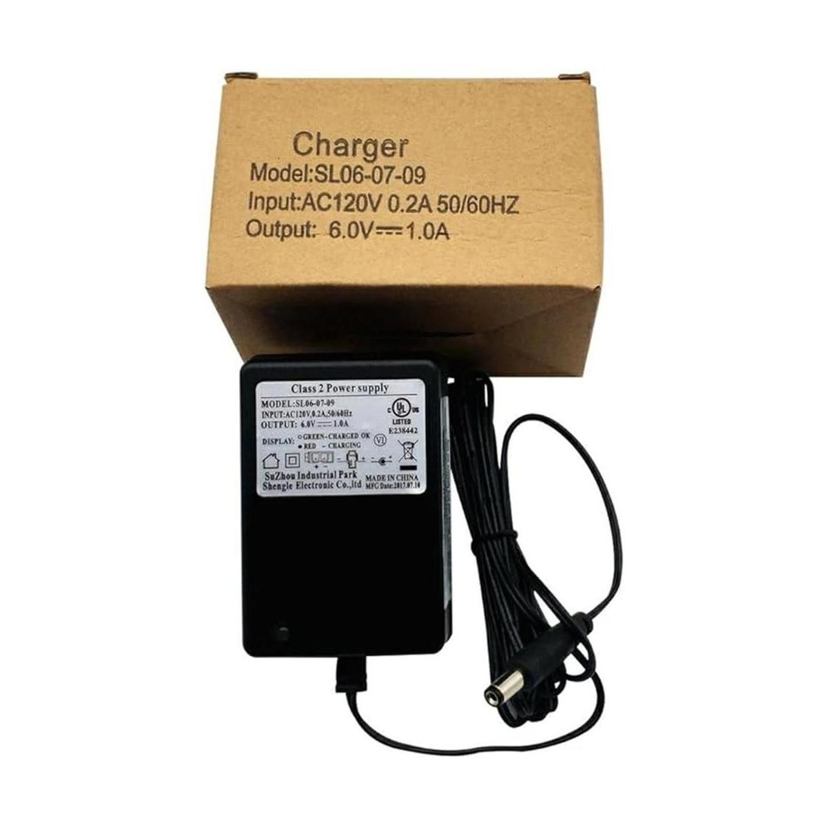 Cargador universal de 6 V para niños con indicador de