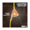 Cable de extensión iluminado con 3 salidas de alimentación_3