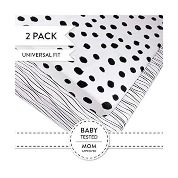 Pack n Play Playard Juego de sábanas portátiles para_6