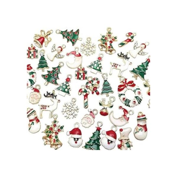 Libiline 38 dijes para colgante de Navidad para collares_1